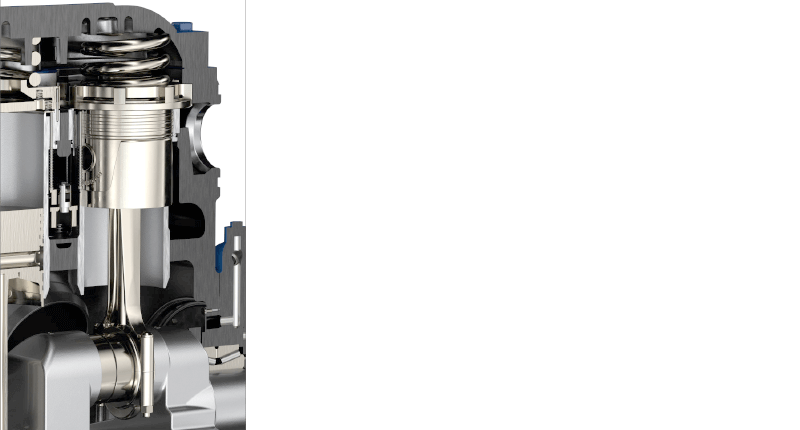 450-XL Piston and Connecting Rod